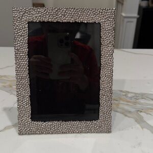 Michal Aram Elegant Silver Textured Photo Frame